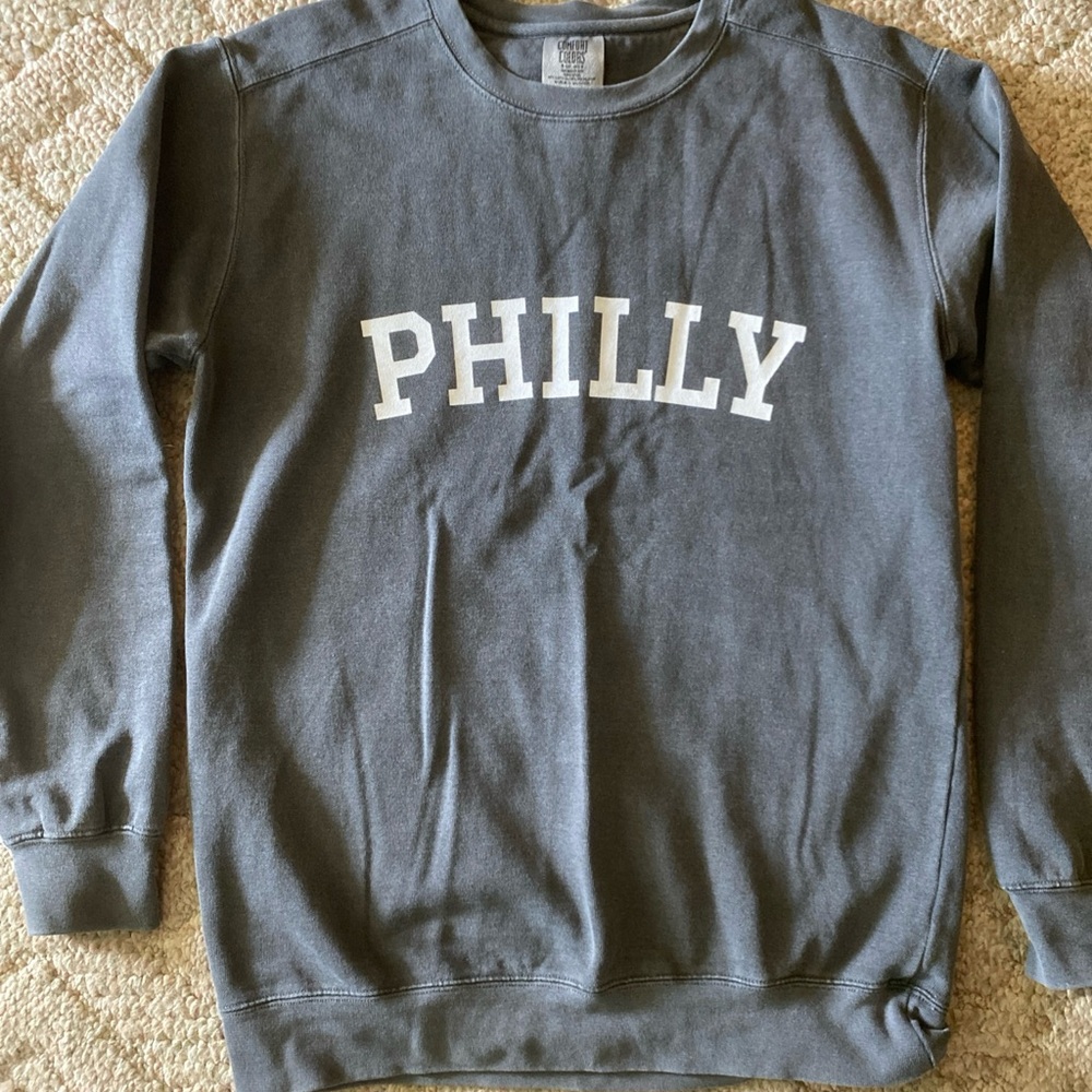 Comfort Colors Gray Crewneck Sweater - Men’s Small